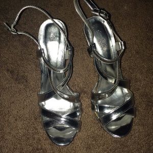 Silver Charlotte Russe heels